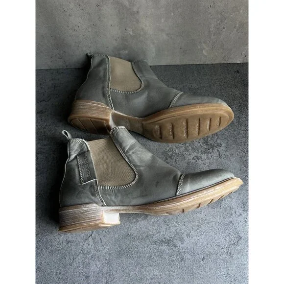 Pandora By Ten Points Chelsea Boots Light Grey Leather Size 37 - Picture 7 of 11